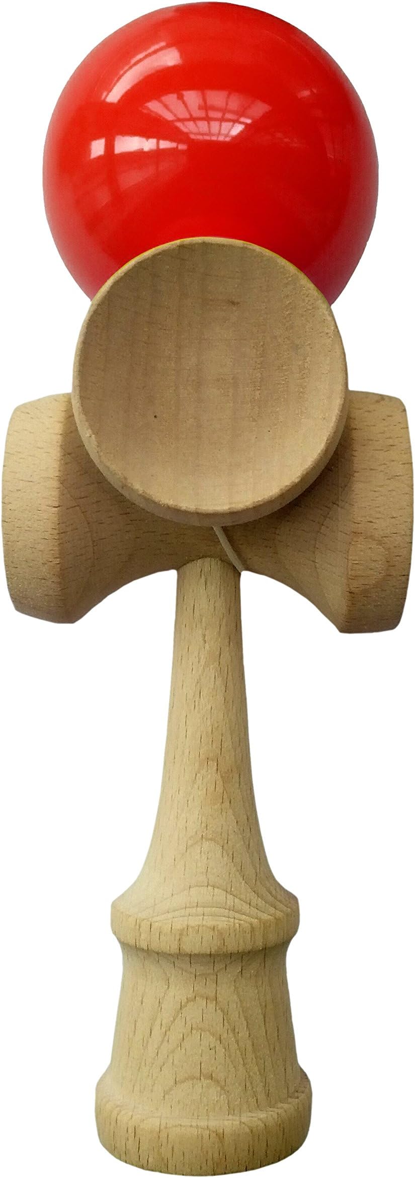 5-Cup Professional Kendama Trick Toy, Red
