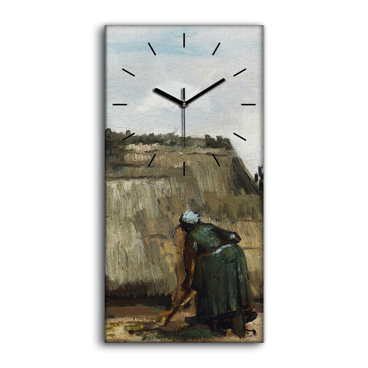 Horloge sur toile sans bruit pour éliminer le tic-tac stressant dans votre chambre