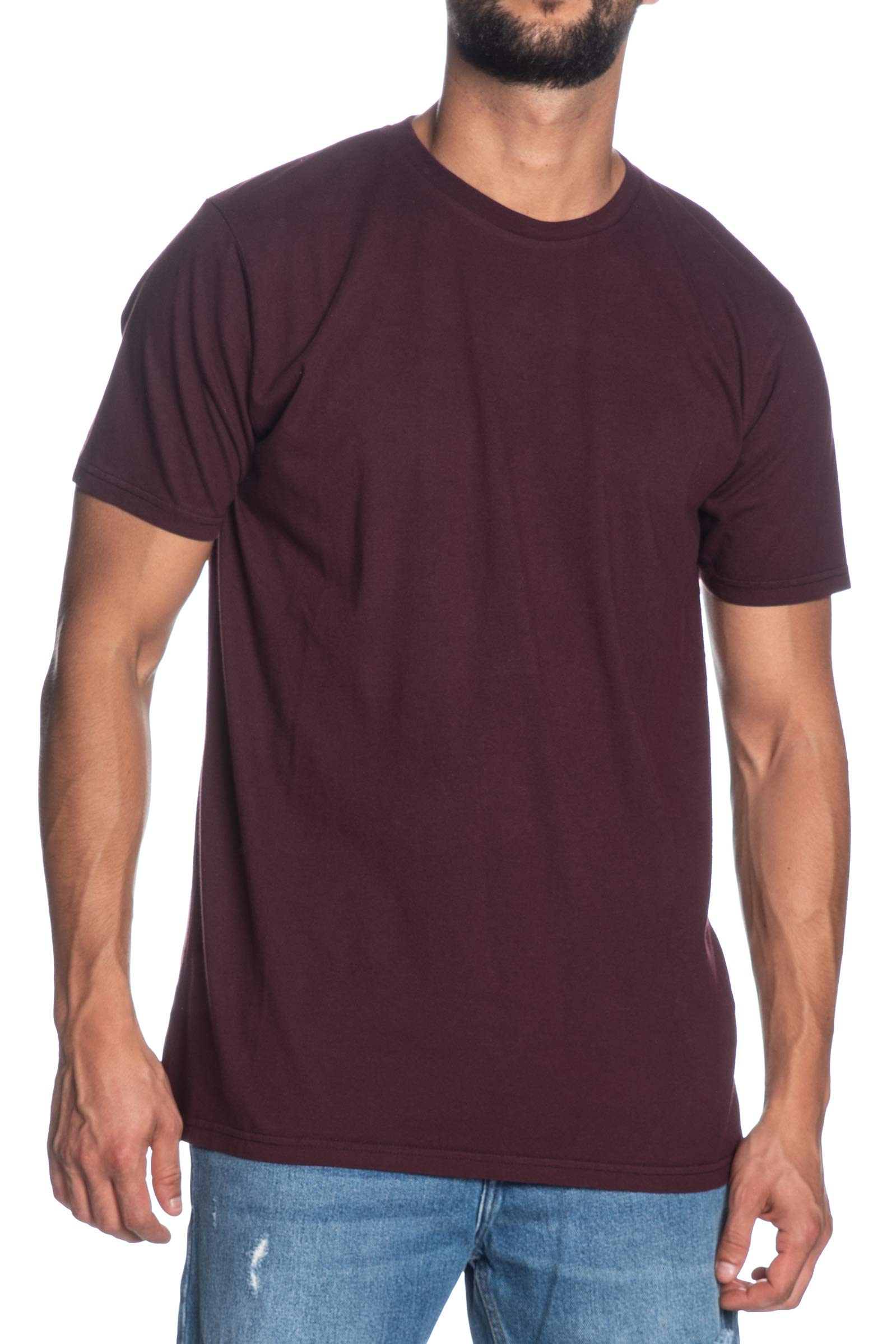 Colourful Standard - Classic Short Sleeve Crew Neck T-Shirt - Wine - M
