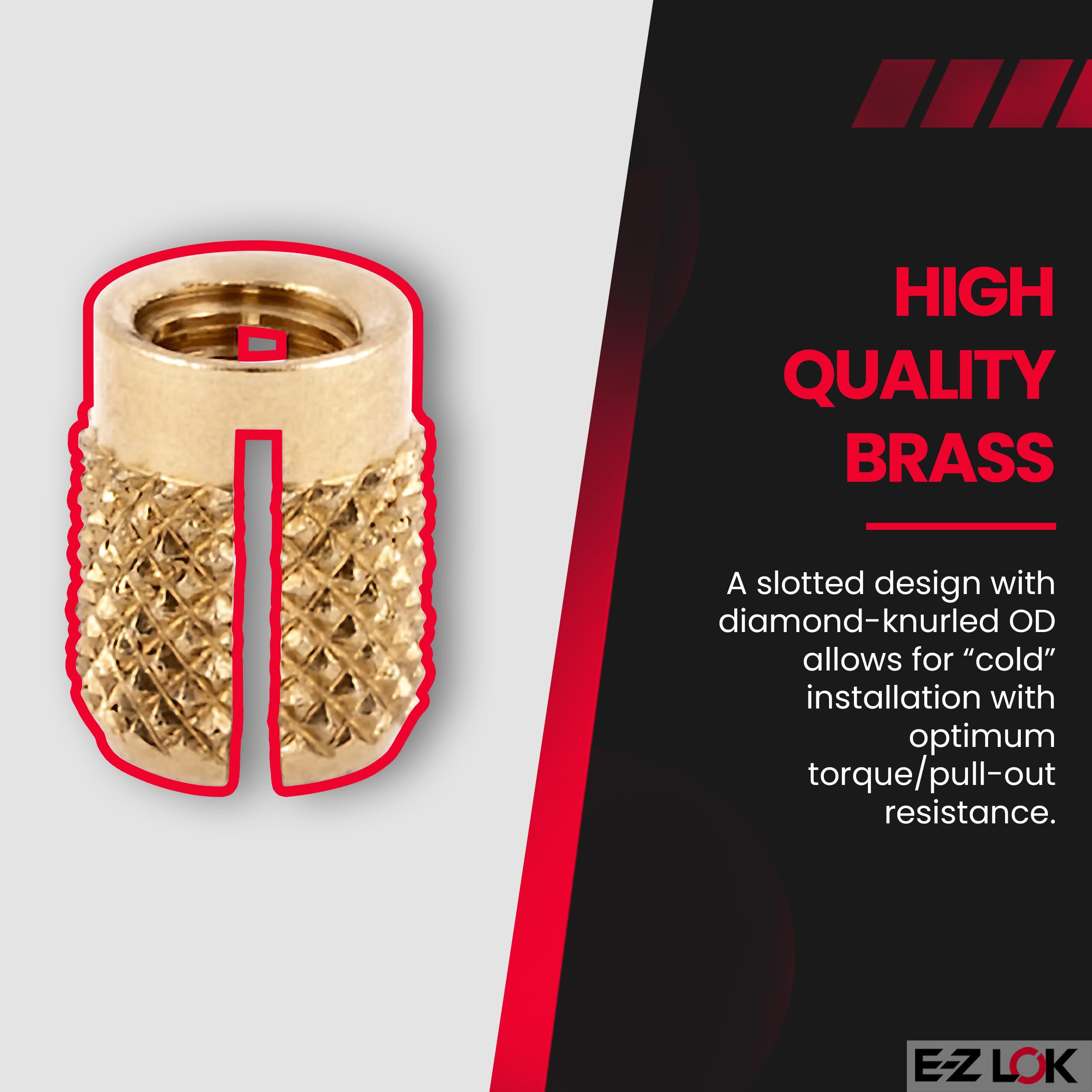 E-Z Lok EK40415 Metric Helical Threaded Insert Kit M4-0.7 Thread Size