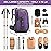 Maelstrom Hiking Backpack,Camping Backpack,40L Waterproof Hiking Daypack with Rain Cover,Lightweight Travel Backpack,Purple