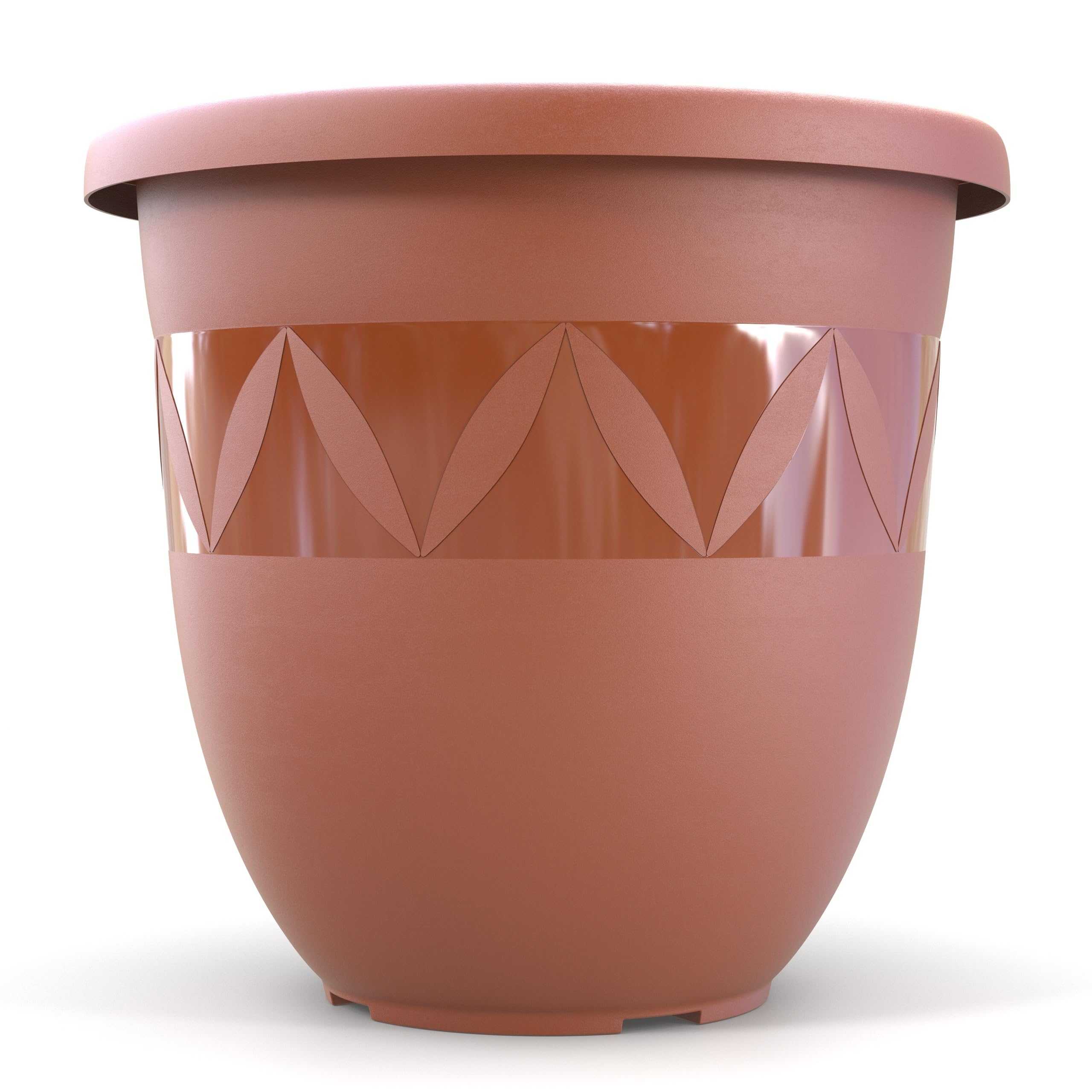 URBN GARDEN Blumentopf Mit Beinen – Terrakotta-Optik, Kunststoff, Für Innen & Außen