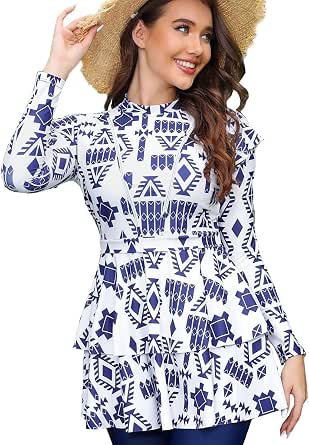 3 Pieces Set Burkinis Full Cover Halal Islamic Muslim Swimwear Hijab Swimsuit Bathing Suit #2510449