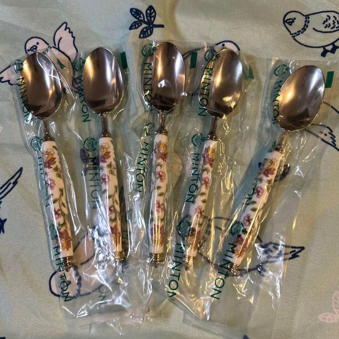 ✨MINTON スプーン&フォークセット✨HH004Sグリーン ✨MINTON スプーン