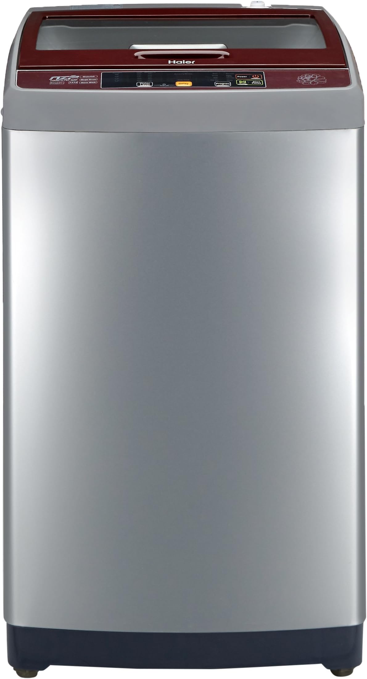Haier 7.5 kg Fully-Automatic Top Loading Washing Machine (HWM75-707NZP, Silver Grey)