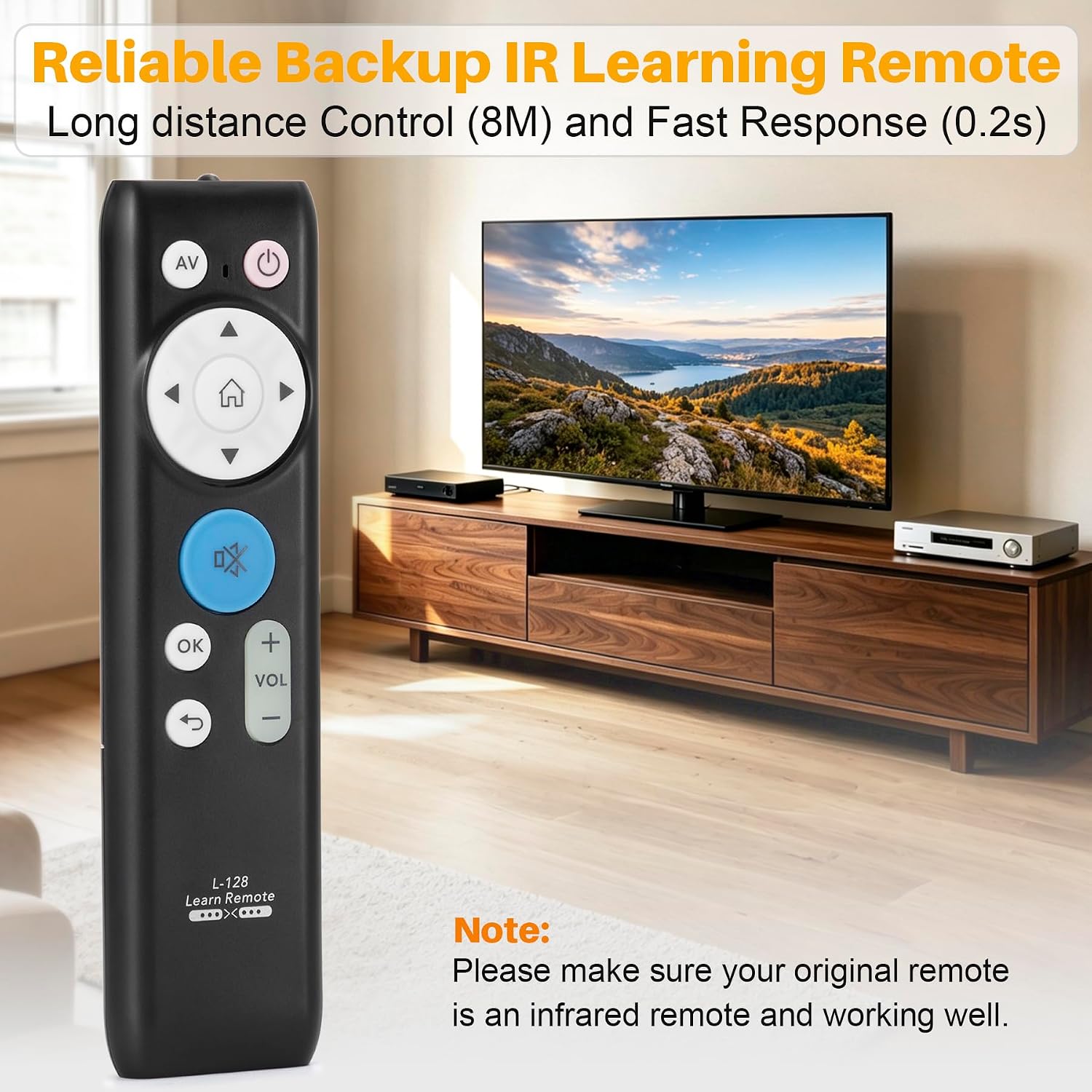 Universal IR Learning Remote Control for All Infrared-Controlled Devices image 3
