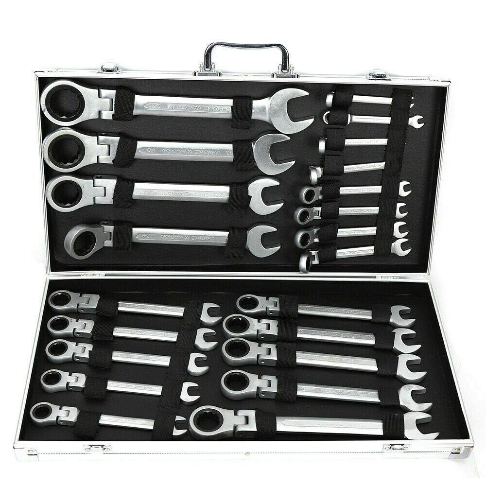 Maul - Set di chiavi a cricchetto, 6-32 mm, 22 pezzi