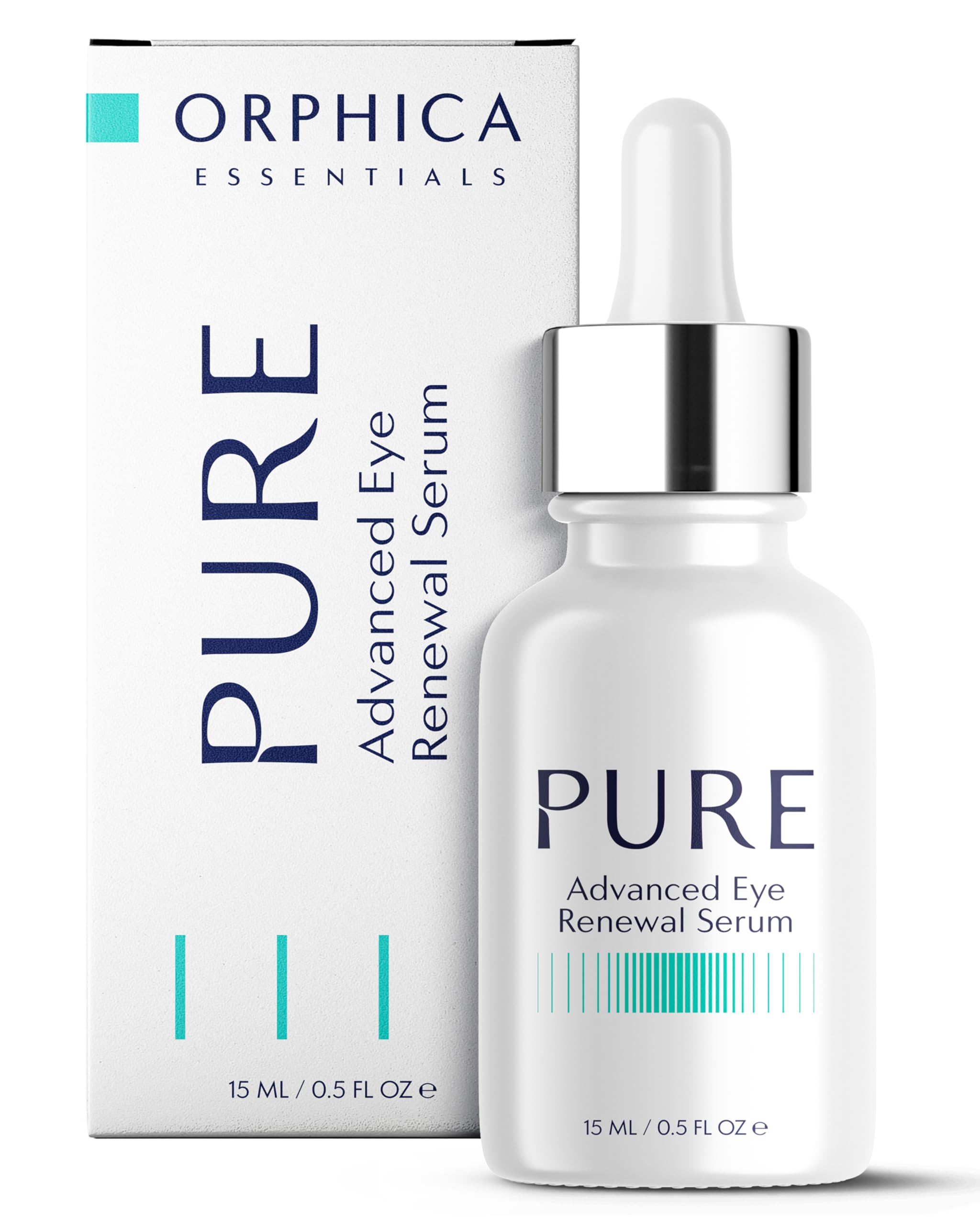 ORPHICA Augenserum Pure Advanced 15 ml - Eye Renewal Serum, Sofort straffend, Konzentriertes mit Schneckenschleim gegen Augenringe, Falten und Schwellungen - Gesicht, Augencreme, Eye cream