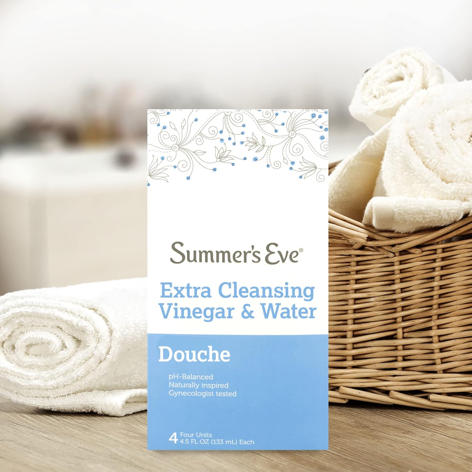 Summer's Eve Douche, Extra Cleansing Vinegar & Water, 4.5 Fl Oz Each, 6 Units (4 Pack Each) : Everything Else