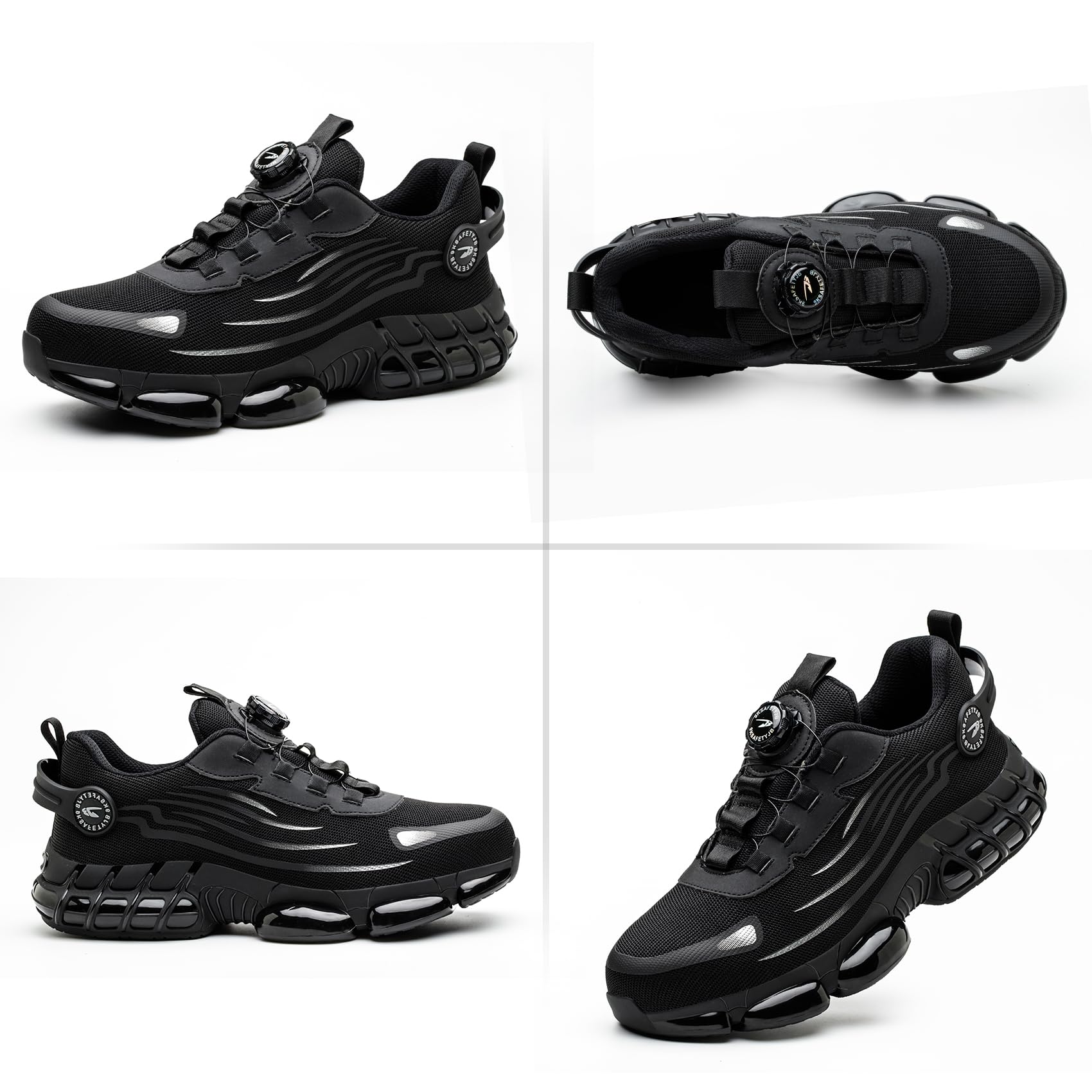 Scarpe Antinfortunistiche Uomo Donna Scarpe da Lavoro Traspiranti Leggere Comode con Punta in Acciaio 36-46 EU