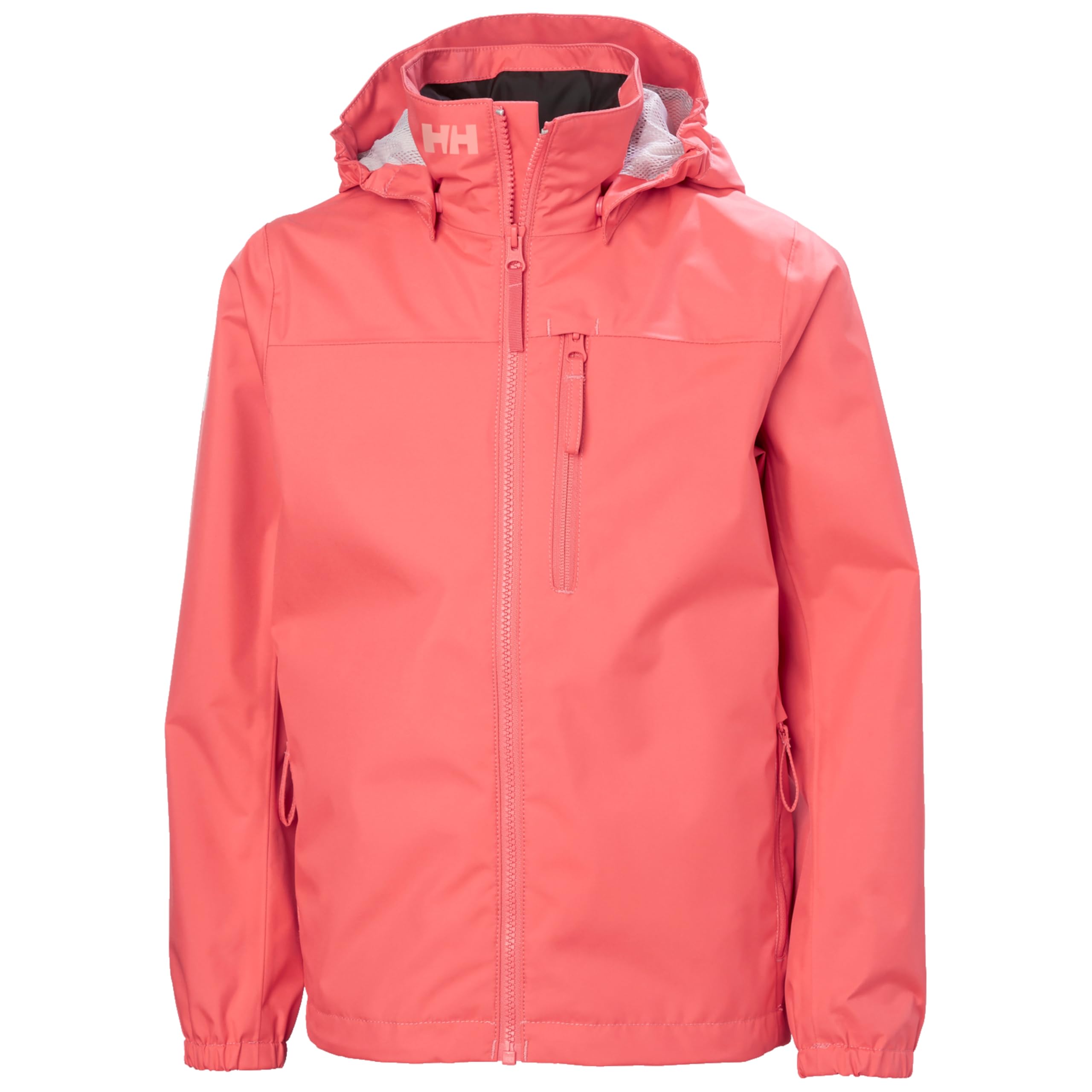 Helly Hansen Junior Unisex Crew Hooded Jacket, Sunset Pink, 10
