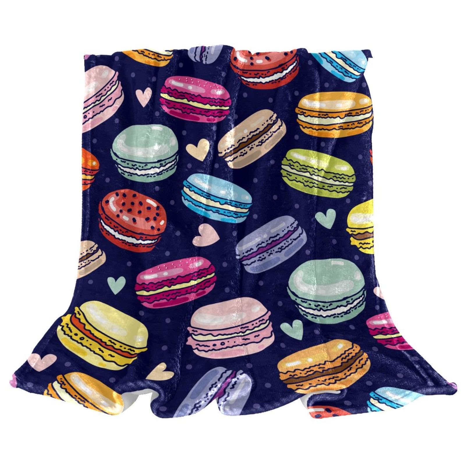 Couverture polaire gâteau plaid chaud lit et canapé de salon