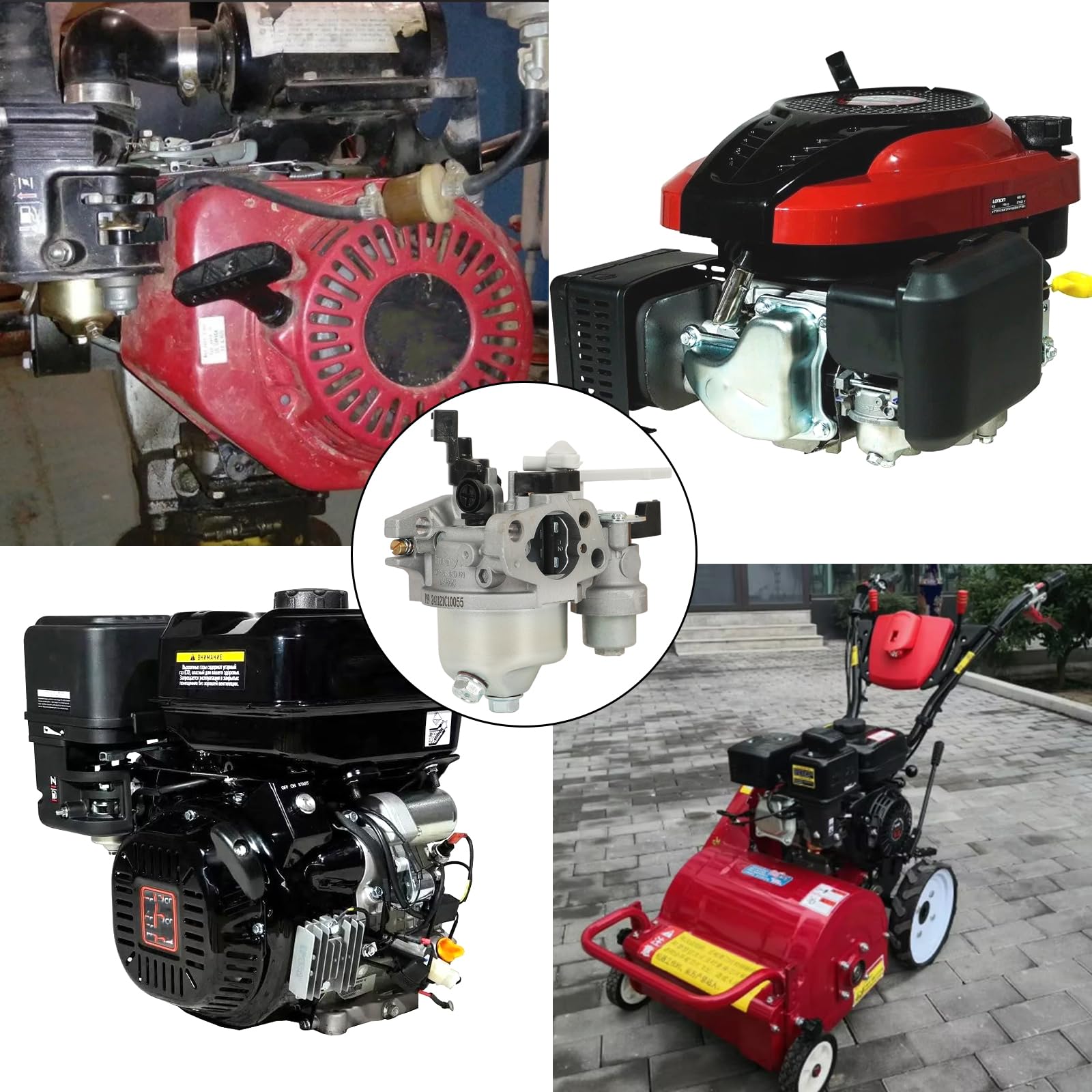 Huayi P19 Carburatore per Honda GX160 Loncin 196cc 208cc 212cc 224cc, Carburatore per 5,5CV 6,5CV Mini Moto Motosega Idropulitrice