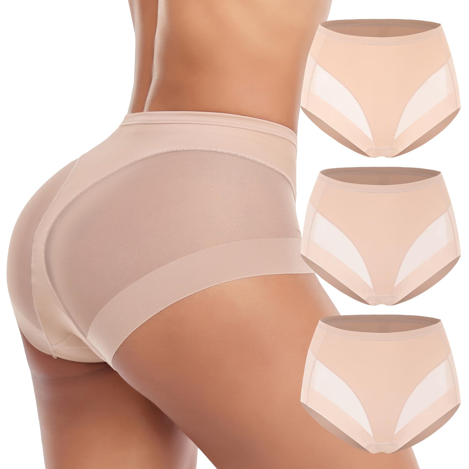 JOYSHAPER Culotte gainante pour femme - Culotte de compression invisible - Soulève les fesses