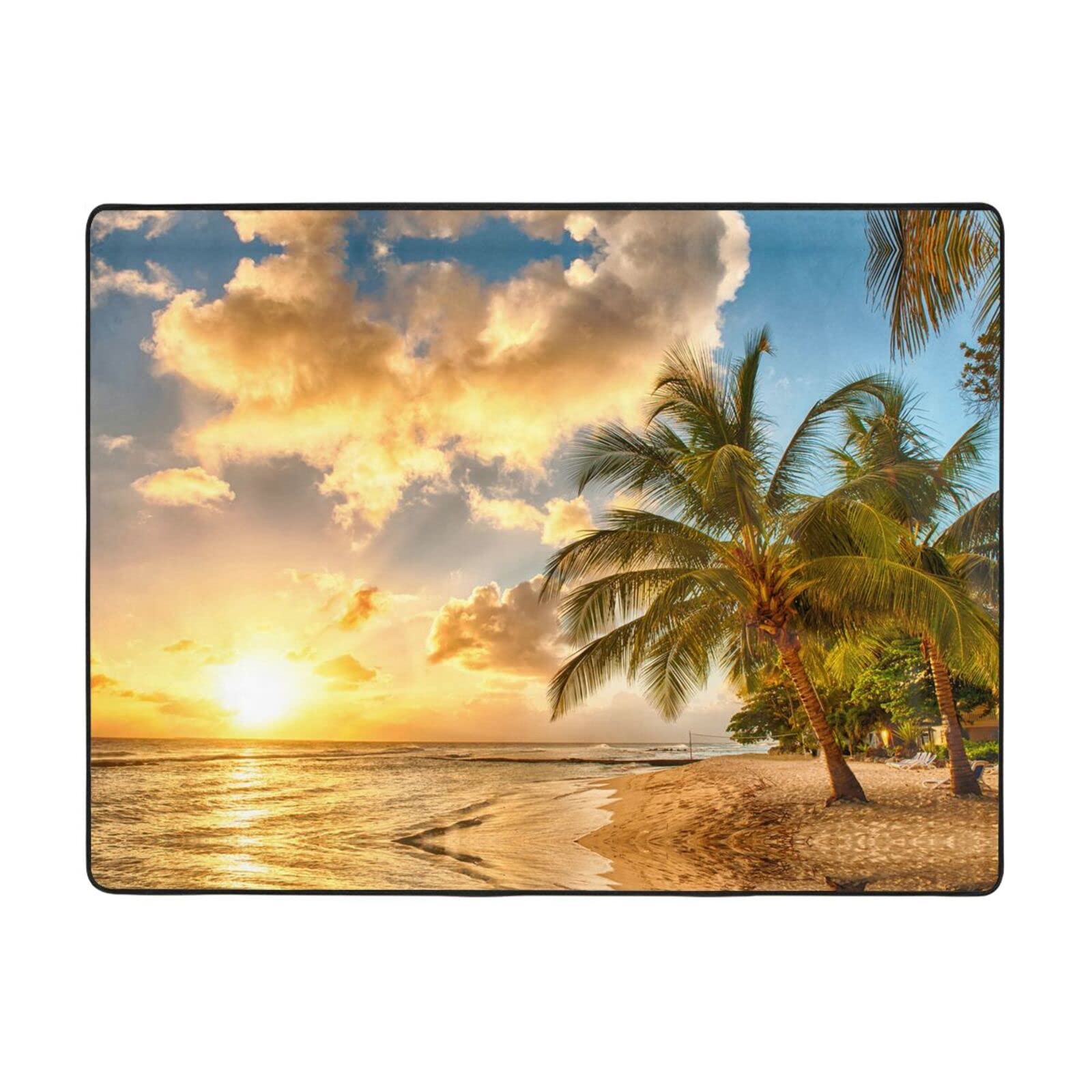 Tapis en flanelle doux antidérapant pour sécuriser le sol du salon