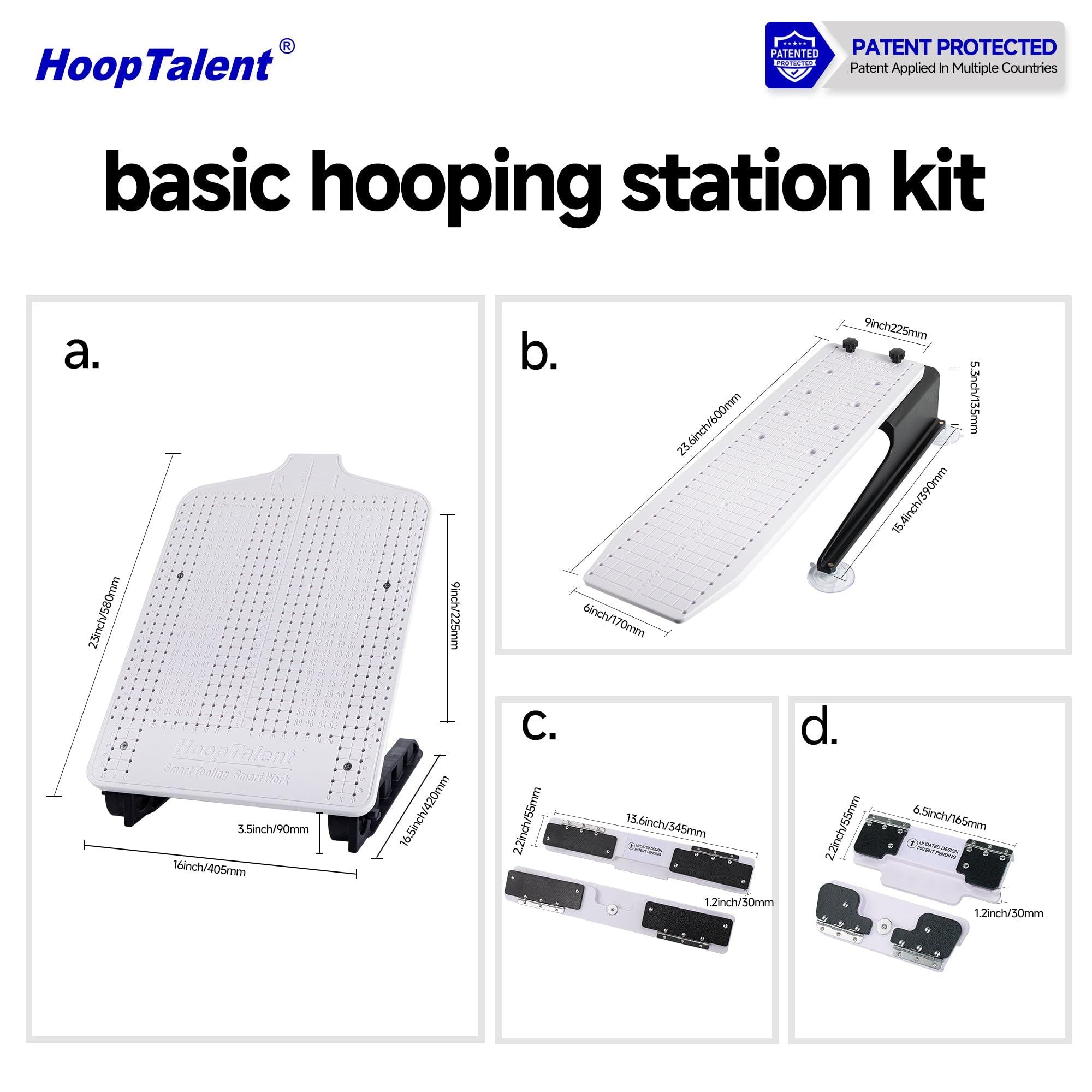 MaggieFrame Kit stazione di cerchiatura Basic per macchine Happy Japan