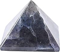 Vista 37 de Amazing Gemstone Amethyst Pyramid Crystal Healing Stones - 2" Great Pyramid Figurine of Natural Stone Pyramid for Meditation, Reiki, Chakra