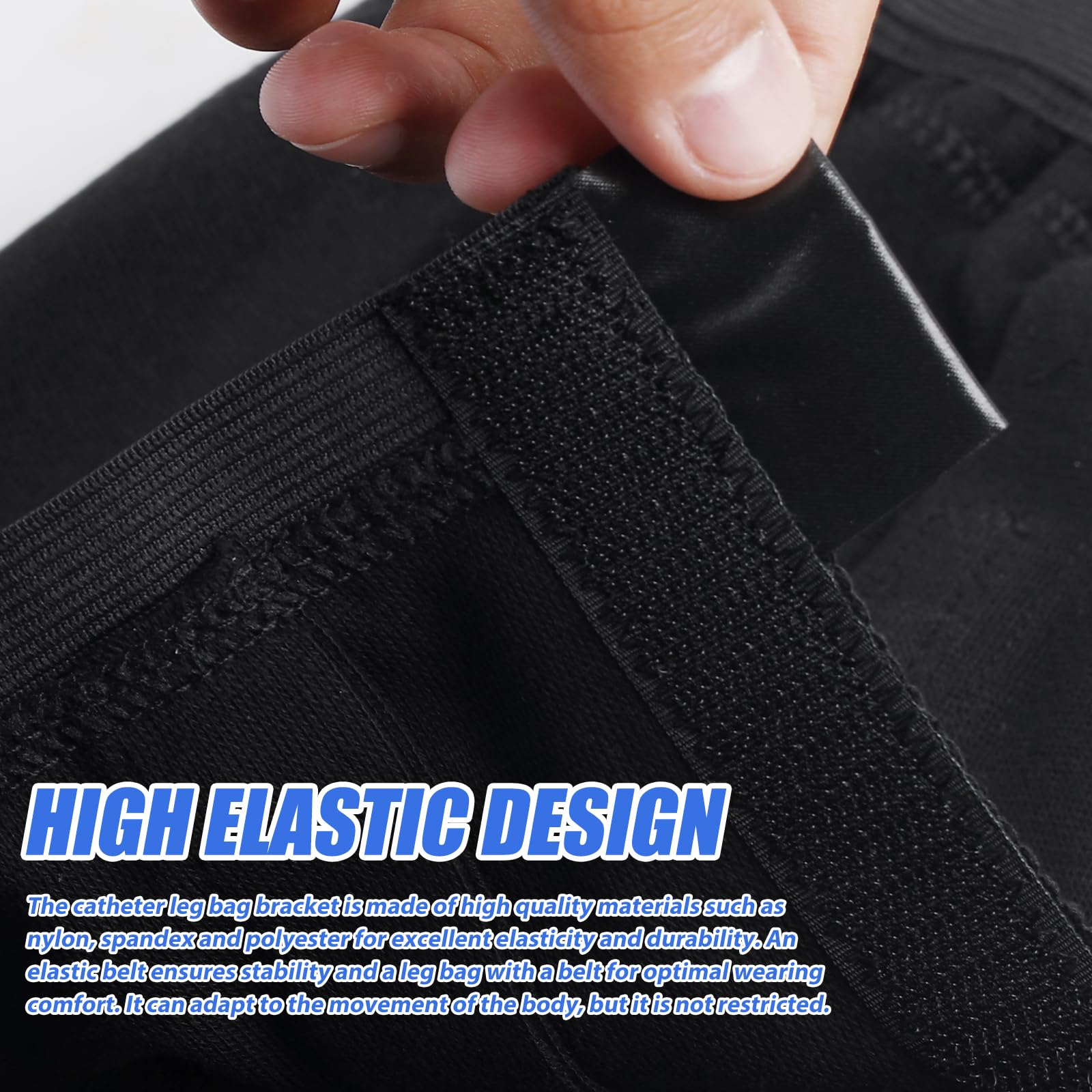 Soporte para bolsas de piernas para catéter, soporte para bolsas de catéter con cinturón, soporte para bolsas de orina, cubierta de bolsa de orina, mangas de catéter, soporte para bolsas de drenaje
