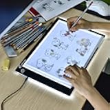 XIAOSTAR Light Box Drawing Pad, Tracing Board with Type-C Charge Cable and Brightness Adjustable for Artists, AnimationDrawing, Sketching, Animation, X-ray Viewing (A4) Not Rechargeable