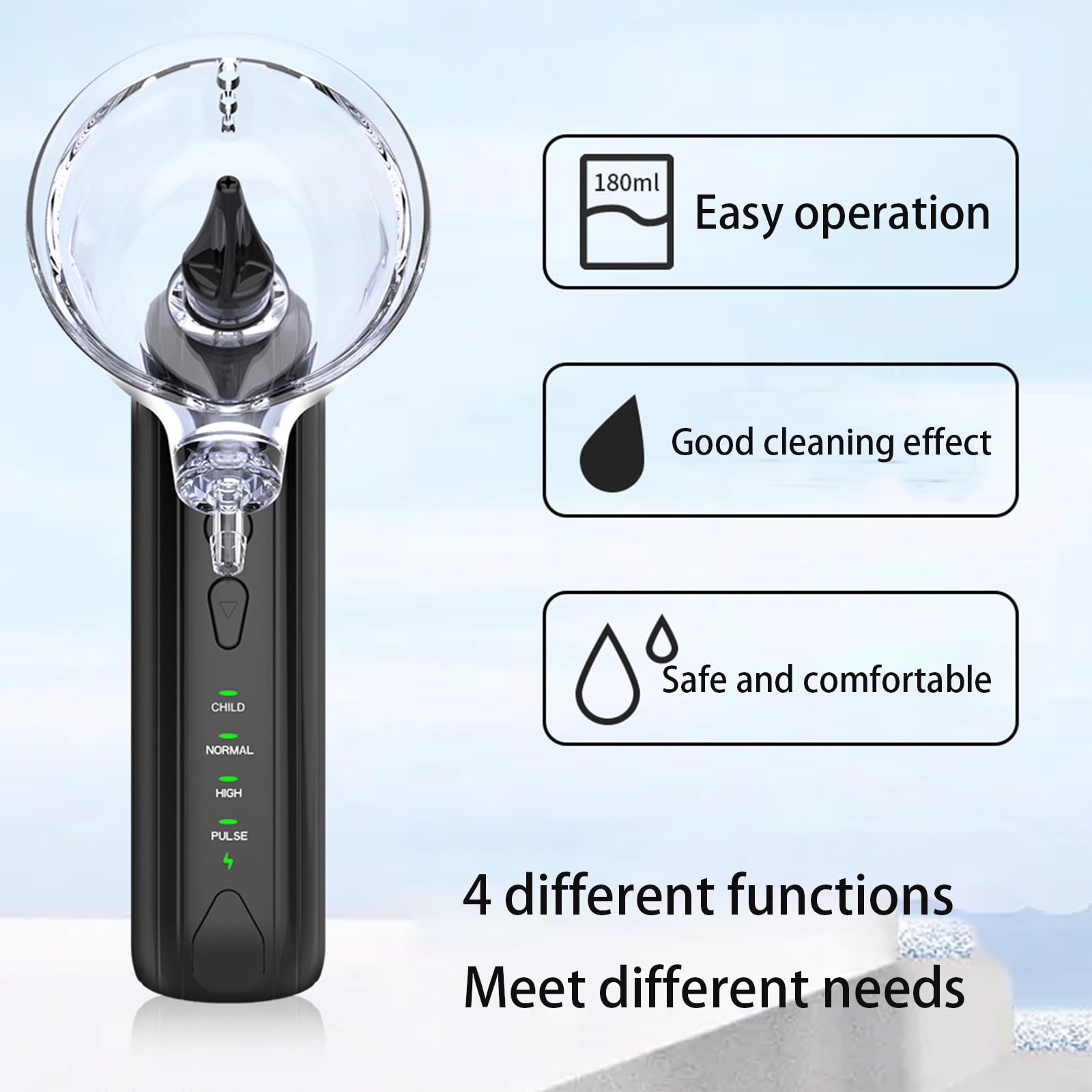 Dotmalls Earclean PRO,Ear Cleaners for Adults,Ear Cleaning Machine,Electric Ear Wax Removal System,Ear Wax Removal Kit with 6 Reusable Tips & 4 Water Pressure Modes Rechargeable Waterproof