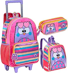 Kit Mochila Infantil Bubu Youtube Lancheira Estojo Grande