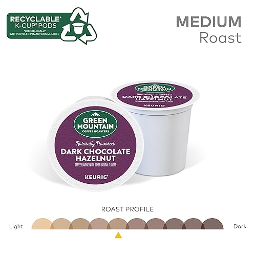 Miniatura 5 de Green Mountain Coffee Roasters Café de avellana de chocolate oscuro, cápsulas Keurig Single Serve K-Cup, 60 unidades