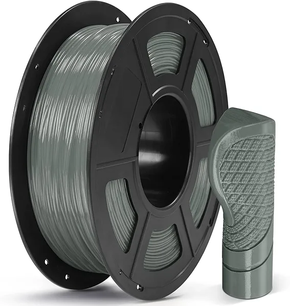 ANYCUBIC TPU Filament 1.75mm, 95A Soft Flexible 3D Printer Filament, Dimensional Accuracy +/- 0.03mm, Print with Most FDM 3D Printers, 1KG Spool, Grey