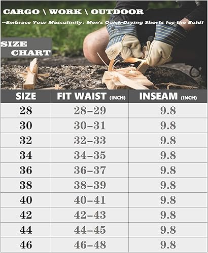 Miniatura 7 de Pantalones cortos de senderismo para hombre, de secado rápido, estilo cargo, casual, para exteriores, elásticos en 4 direcciones, ligeros, de verano