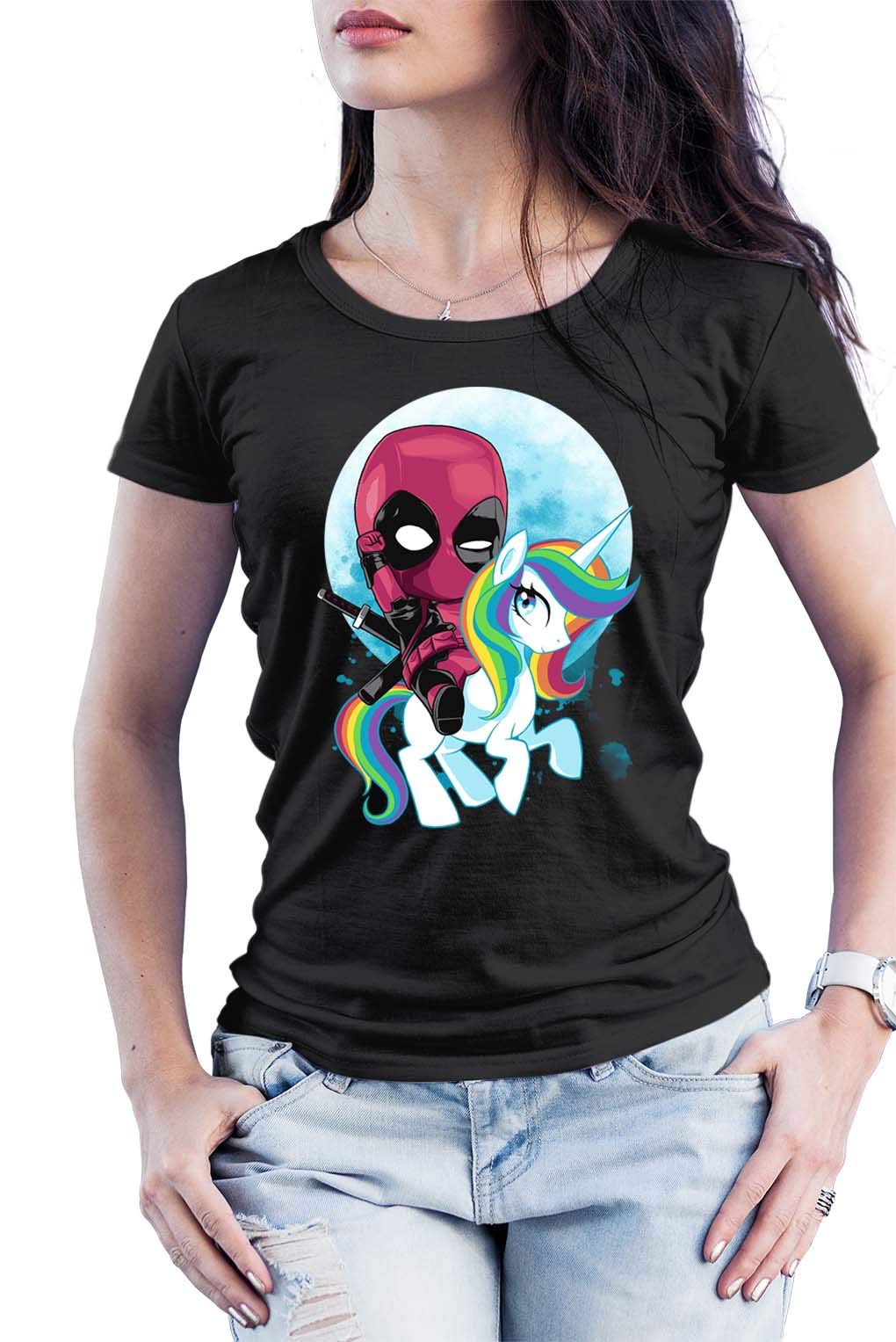 Quote MarshalsUnipool Round Neck Black Cottan T-Shirt for Women's