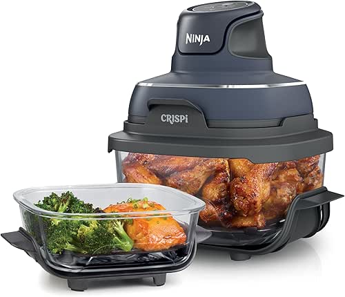 Ninja Crispi 4-in-1 Glass Air Fryer | 450°F | Non-Toxic