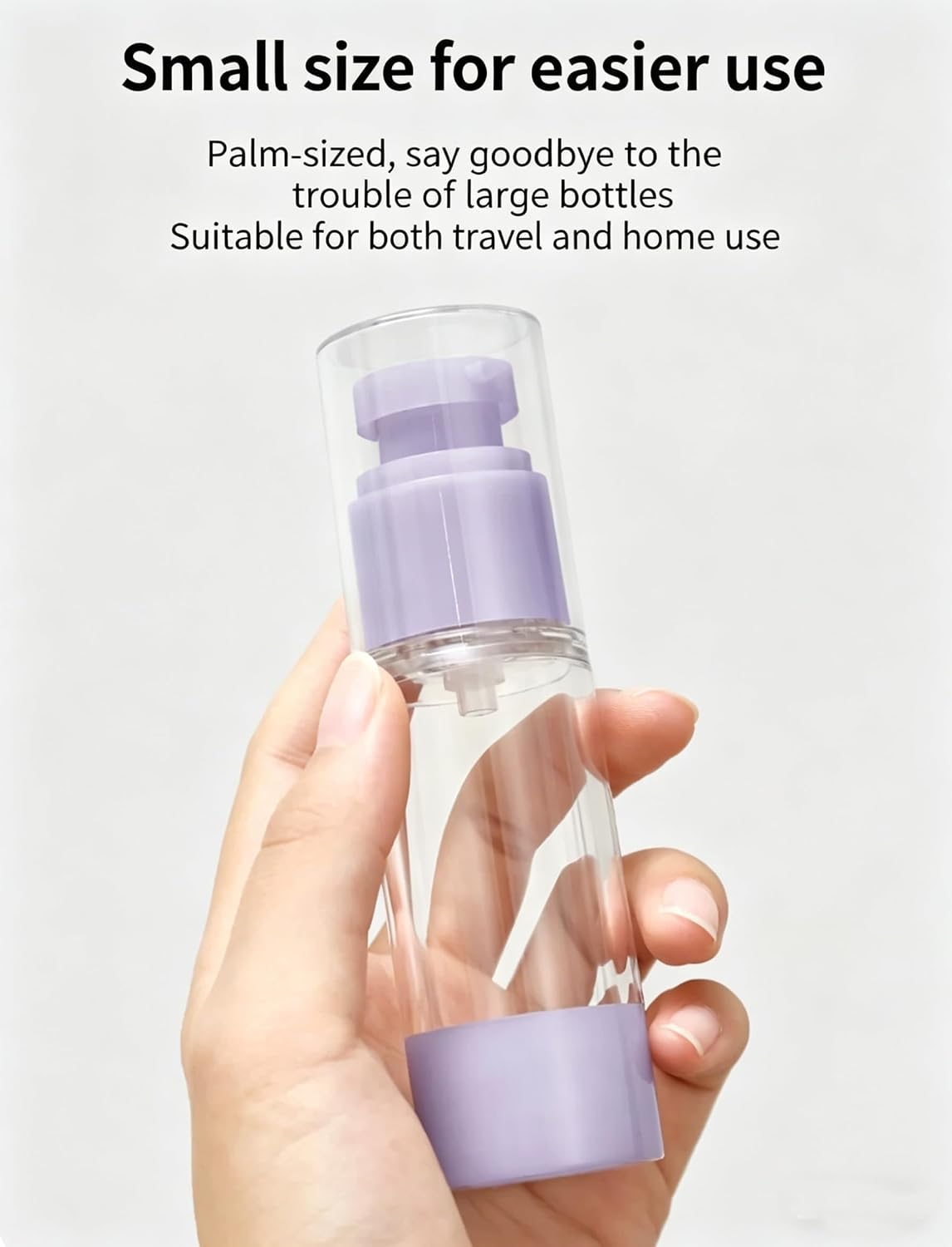 3Pcs 1oz/30ml Airless Lotion Pump Bottles with 1 Fine Mist Tiny Spray Bottle Leak Proof Travel Kit Cosmetic Containers Travel Size Toiletries Bottles for Lotion Toner Gel Foundation