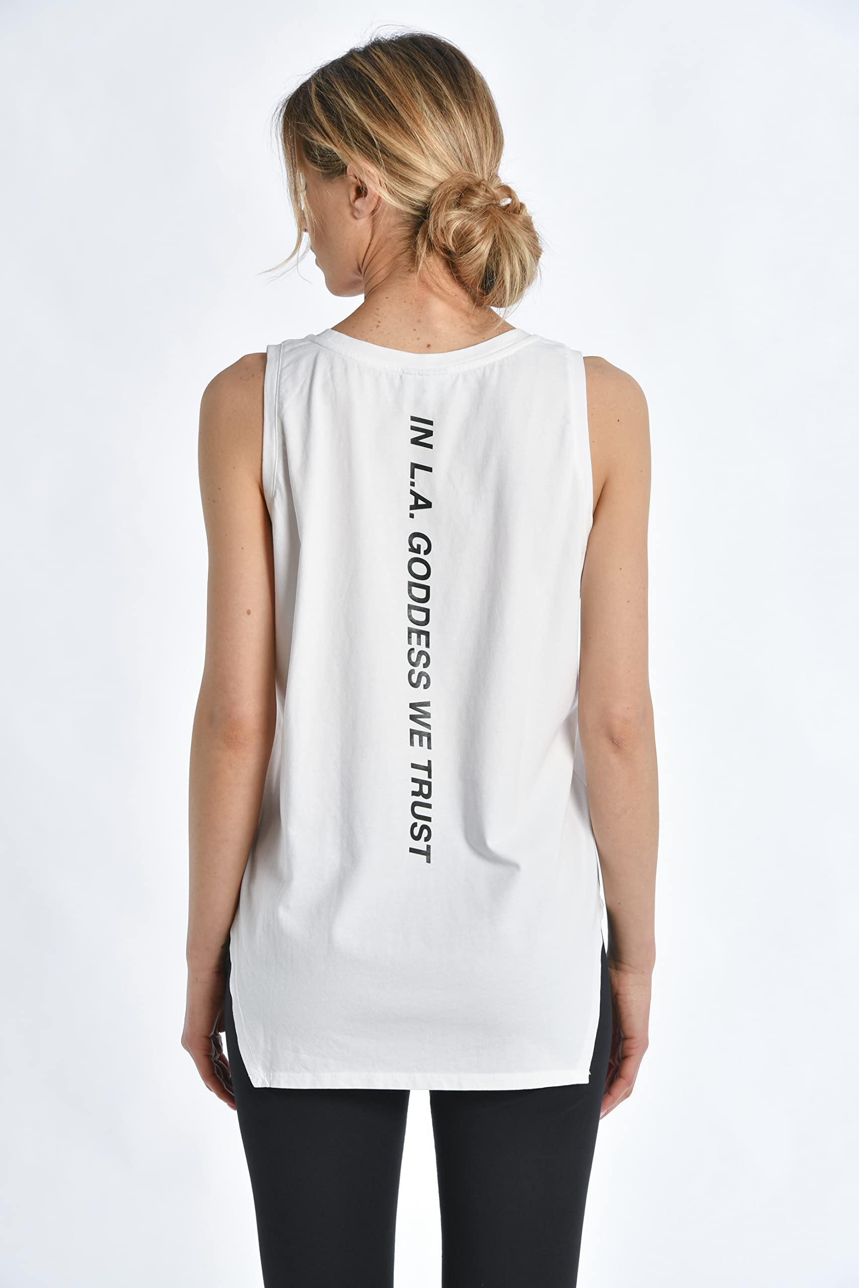 DEHA - Top Sportivo Eco Tank Top in Cotone per Donna