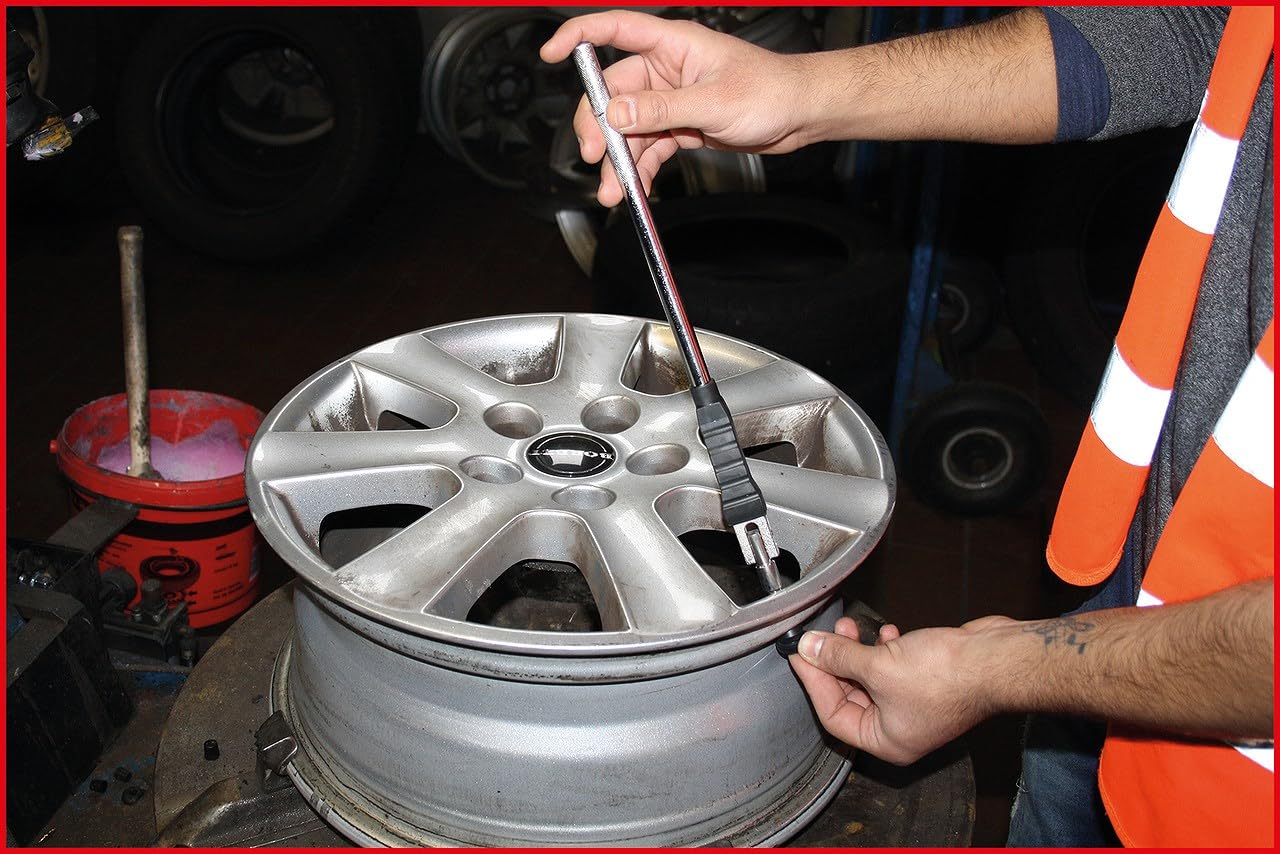 KS Tools 150.2032 Leva per Valvola Pneumatici in Metallo, 330 mm