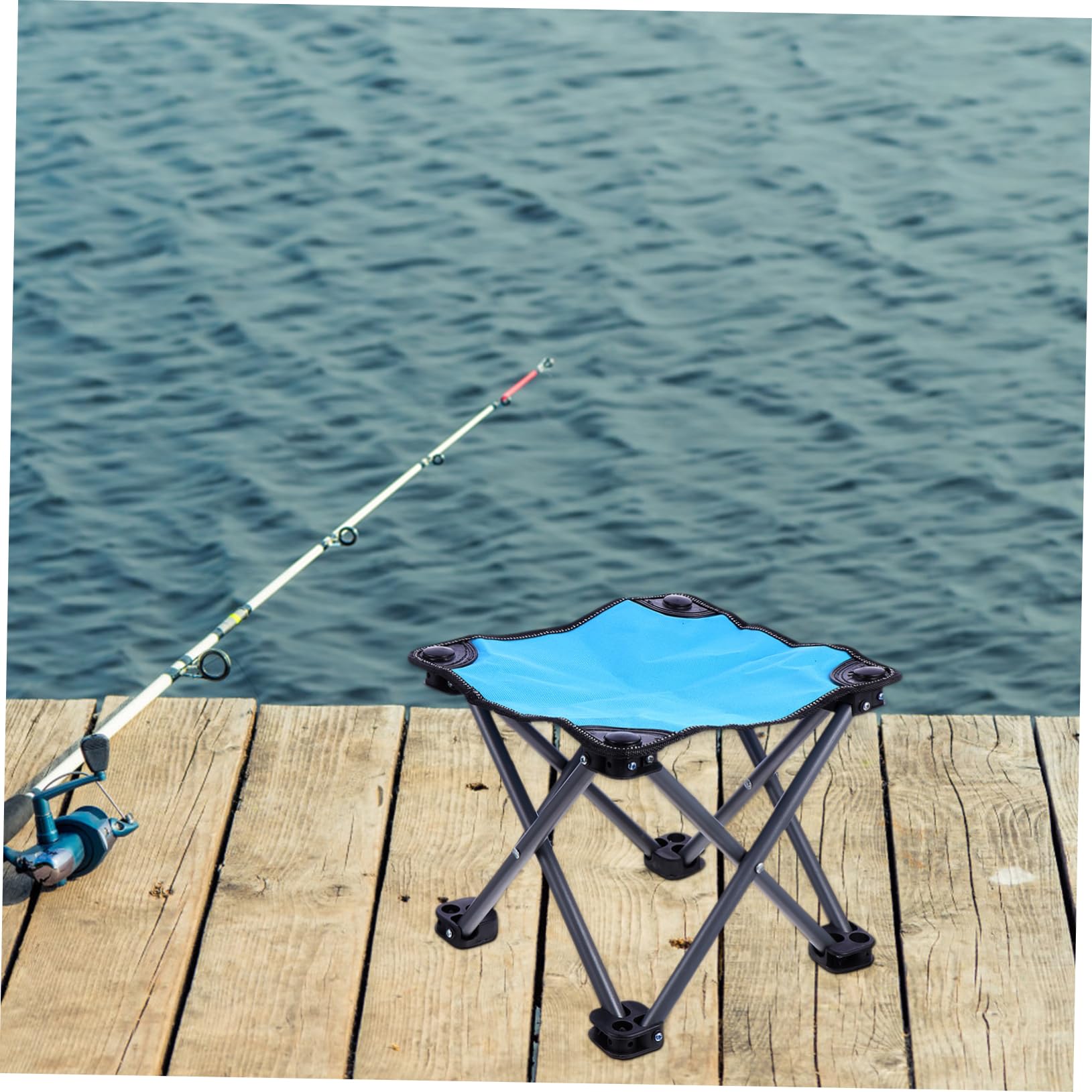 Poltrrelax 1 Pc Sedia Pieghevole Sillas Plegables Sedia da Campeggio Portatile Mini Sgabello Sedia Portatile Sgabello Portatile Sgabello da Viaggio Sgabello da Campeggio