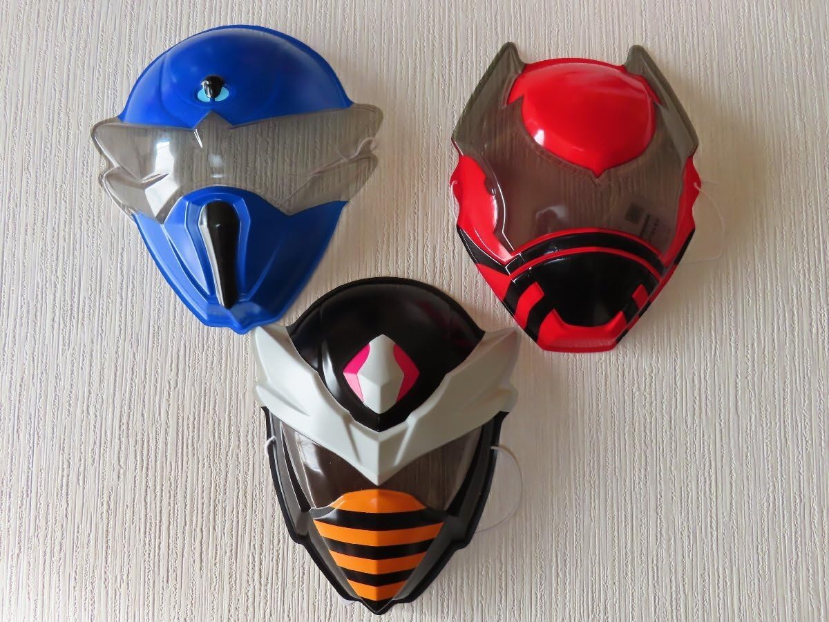 お面 王様戦隊キングオージャー ３個セット 東映 スーパー戦隊シリーズ 2023年 お祭り 縁日 おめん