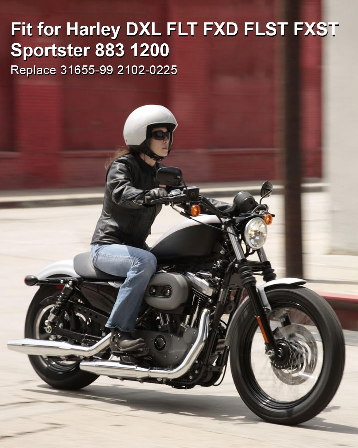 Coil Fit for DXL FLT FXD FLST FXST Sportster 883 1200 1999 2000 2001 2002 2003 2004 2005 2006 Replace 31655-99 2102-0225