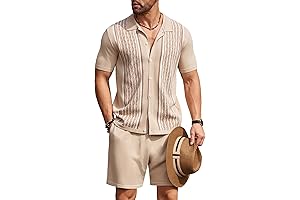 Summer Essential: Men's 2-Piece Polo and Shorts Set for Effortless Style