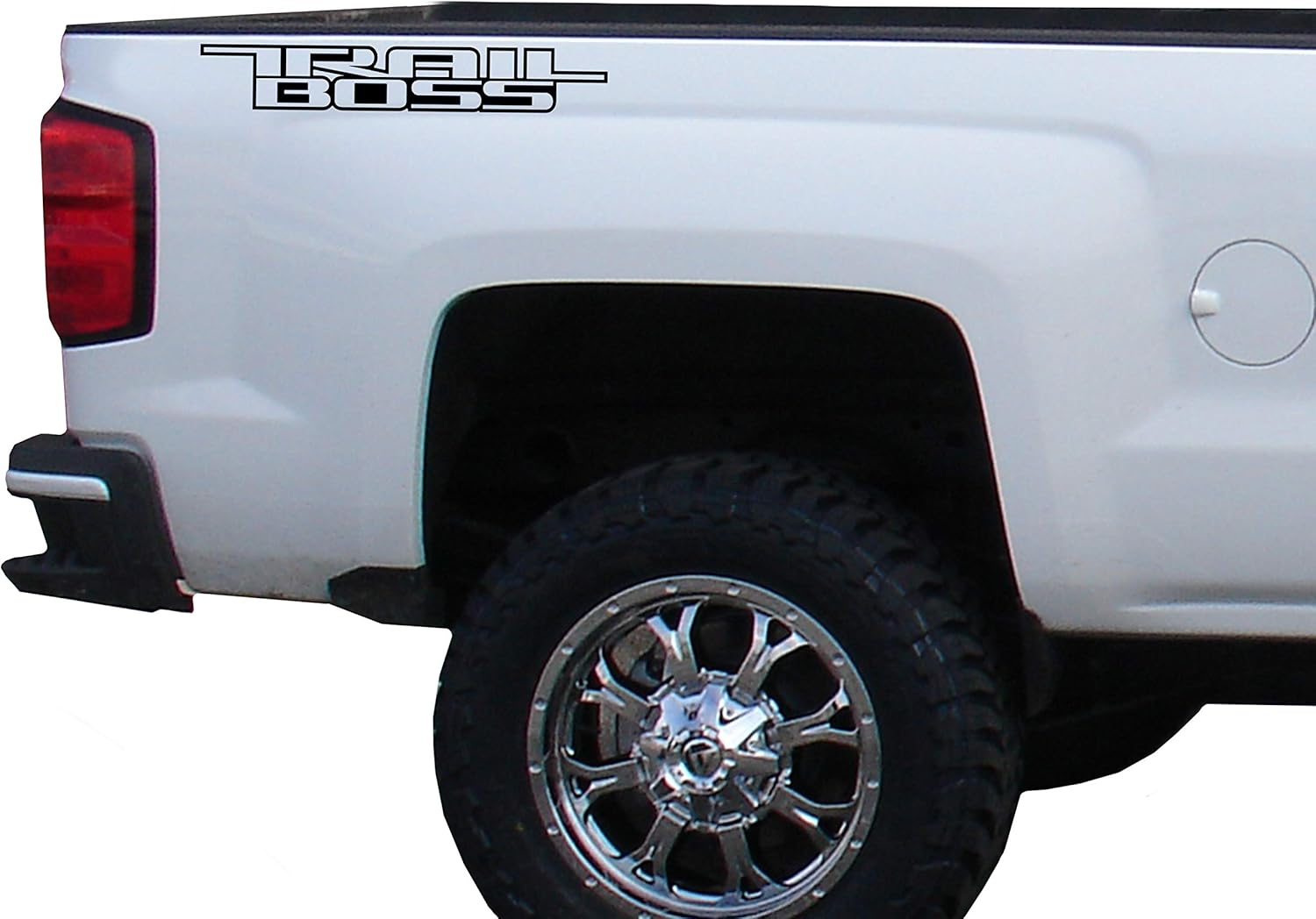 2 x Pink Trail Boss Vinyl Decal for Truck Bed