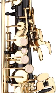 Saxophone Black Paint E-Flat Brass EB Alto Saxophone Beginner Saxophone