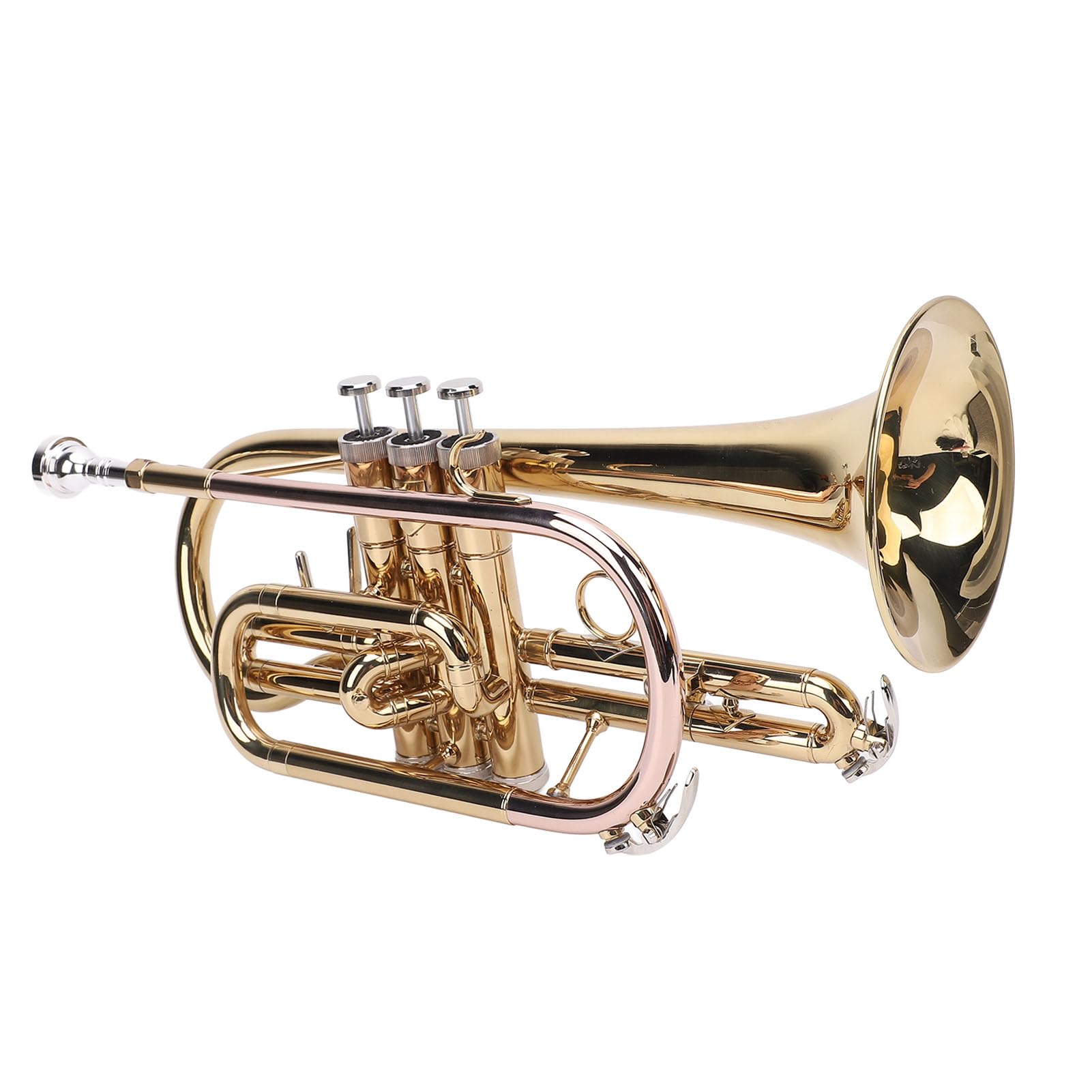 Cocoarm BB Standard Trompetkit Clear Sound Orchestral Instrumento para Alumnos Adultos, Color de Fosforbronos