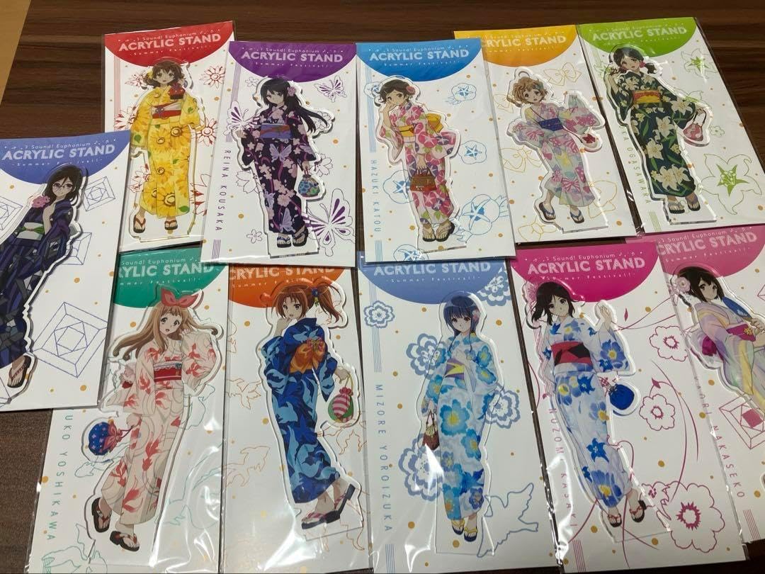 響け！ユーフォニアム 夏祭り！ アクリルスタンド 11種セット 浴衣 京アニショップ！ on X: 