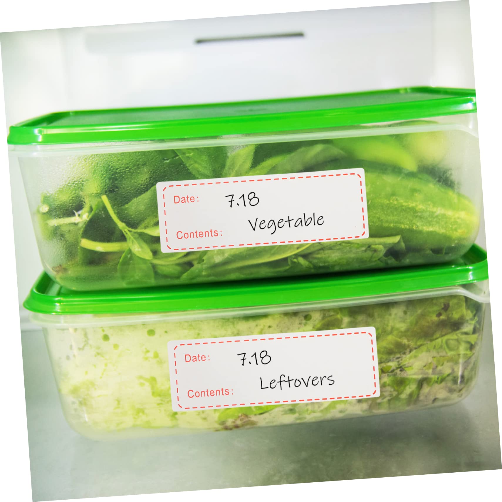 DOITOOL 15 Rouleaux Étiquettes Alimentaires Autocollantes Amovibles pour Cuisine Stockage et Conservation Lot de Pratiques pour Maison et Restaurant