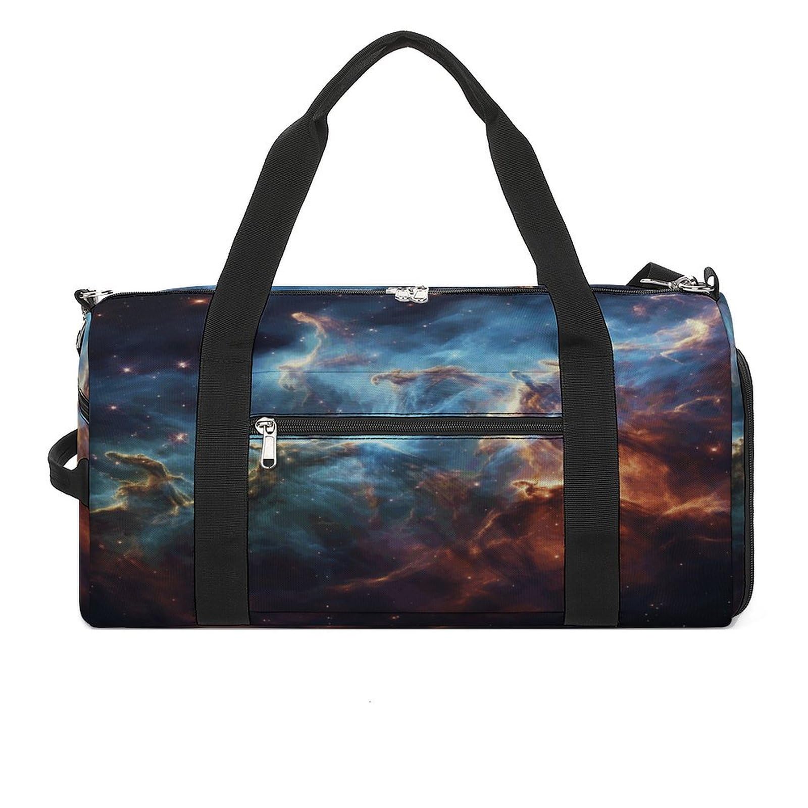 Turnbeutel für Damen und Herren, Universum, Galaxie, Weltraumdruck, wiederverwendbar, Turnbeutel mit Schuhfach, Stil, Einheitsgröße, modern, Stil:, Einheitsgröße, Modern