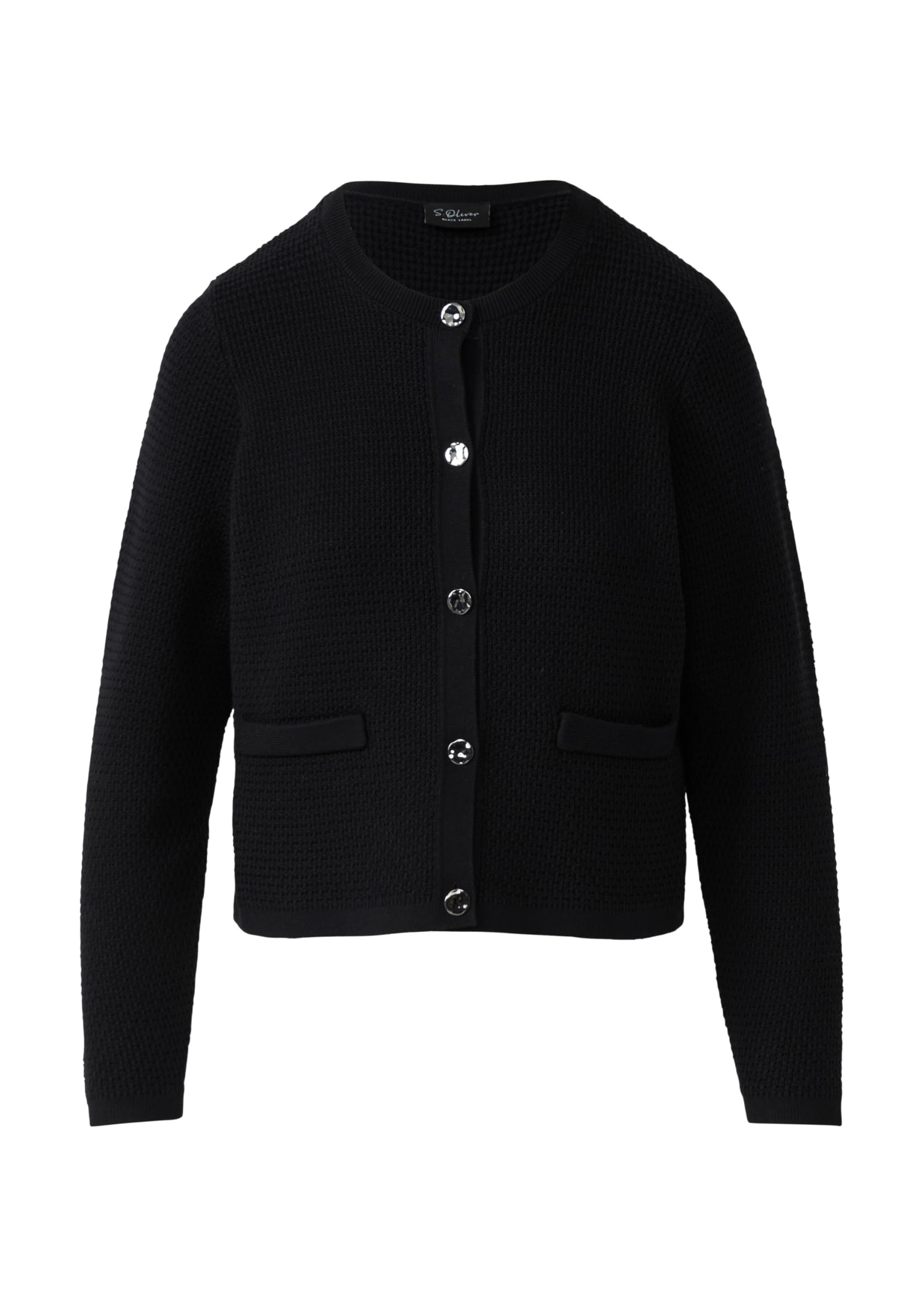 s.Oliver Schwarz LABEL Cardigan