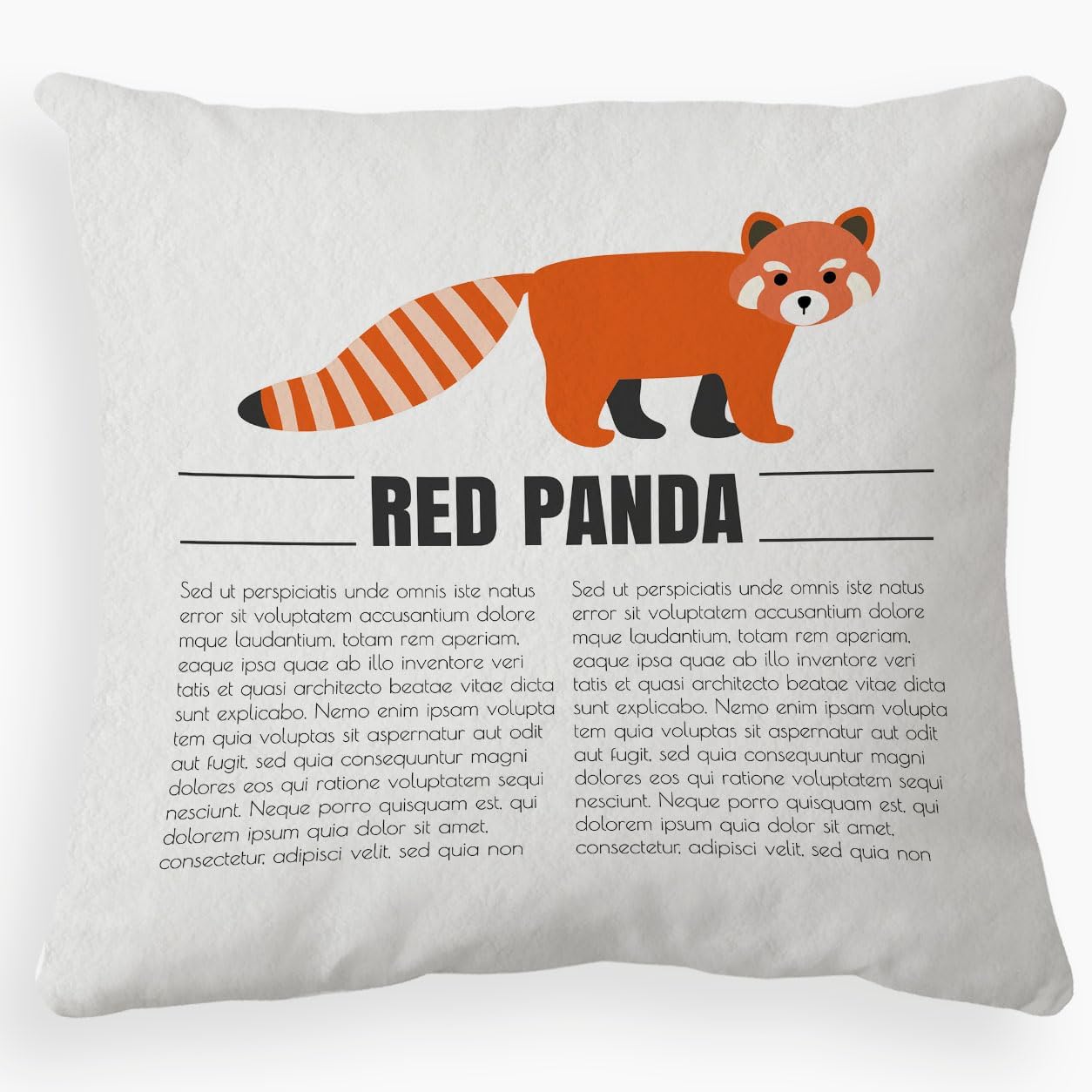 Red Panda Pillow Covers 18x18,Red Panda Gifts,Panda Gifts