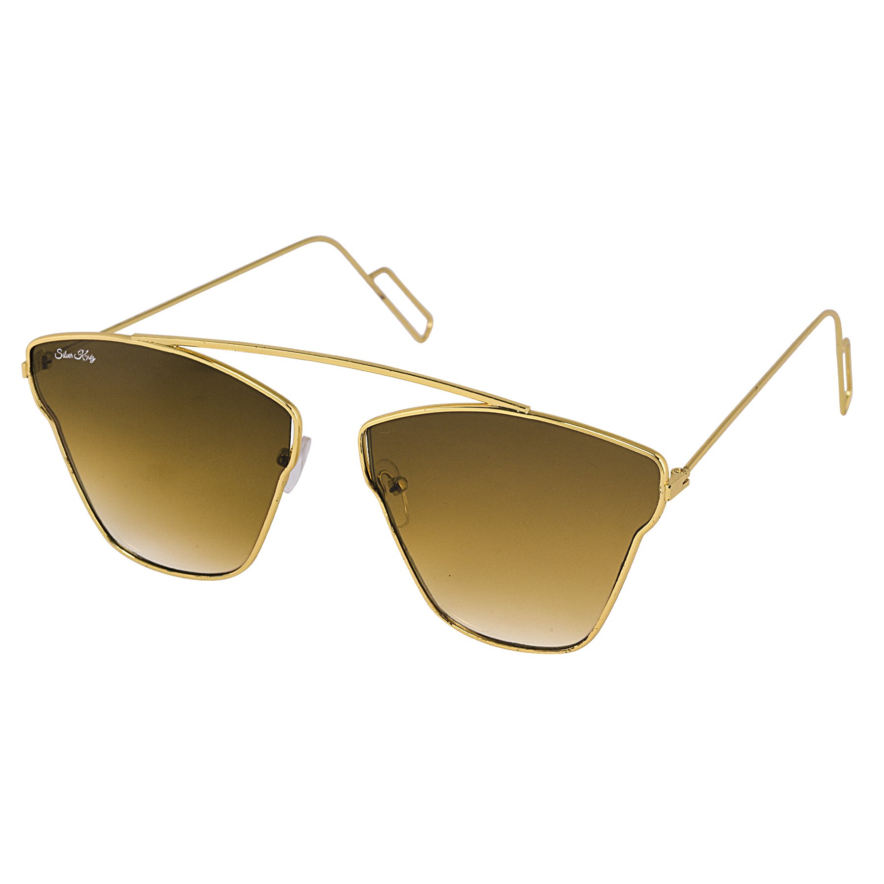 Oval Unisex Sunglasses(wy61, 40, Brown)