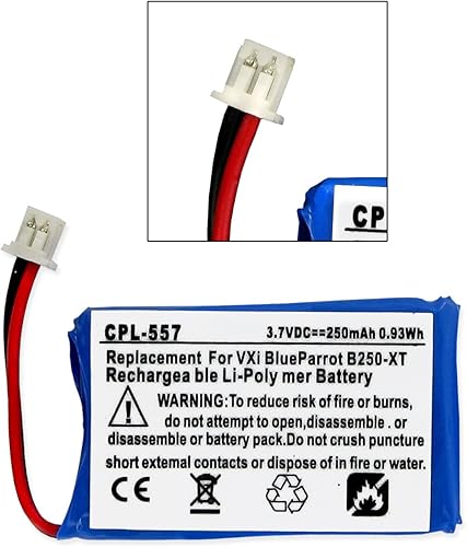 VXI Blueparrot B250-XT 3.7V 250mAh LI-POL Batería
