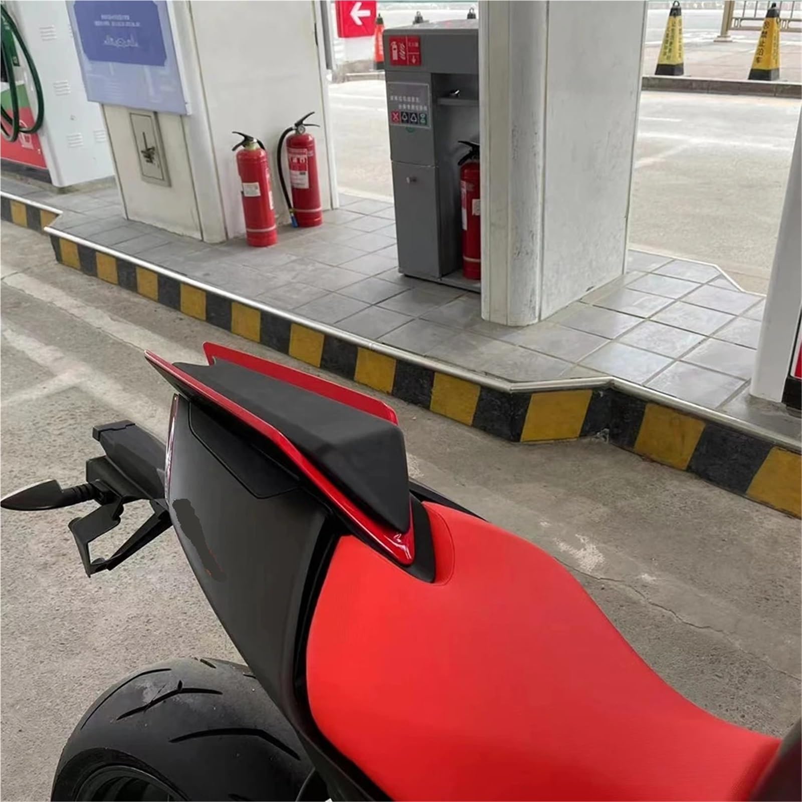 Tylna osłona siedzenia pasażera motocykla Solo Seat Hump pasuje do Aprilia RS 660 Tuono RSV4 1100 2021-2022 Owiewka motocyklowa(Red)