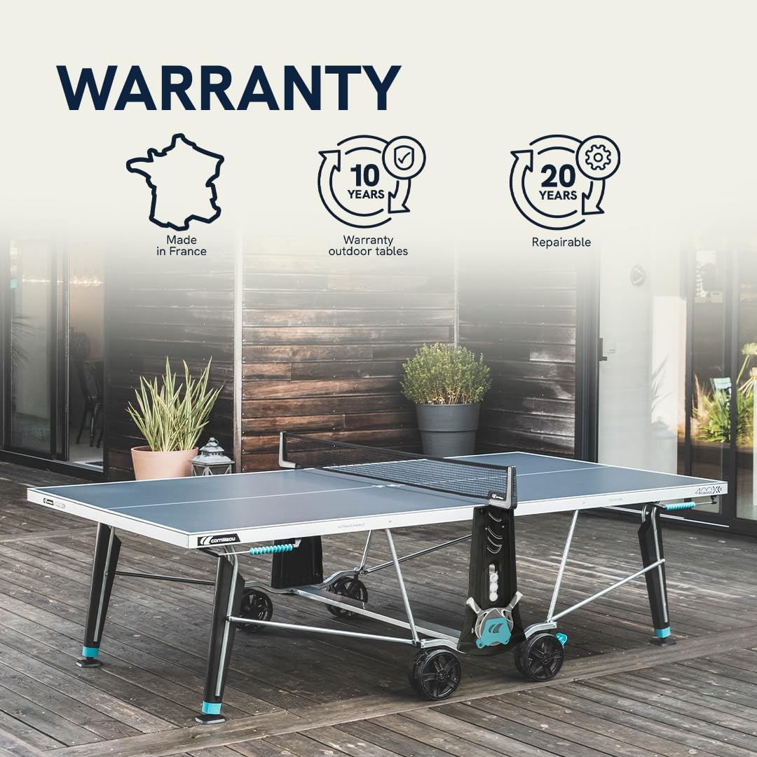 Cornilleau Mesa de Tenis de Mesa Deportiva 400X para Exteriores