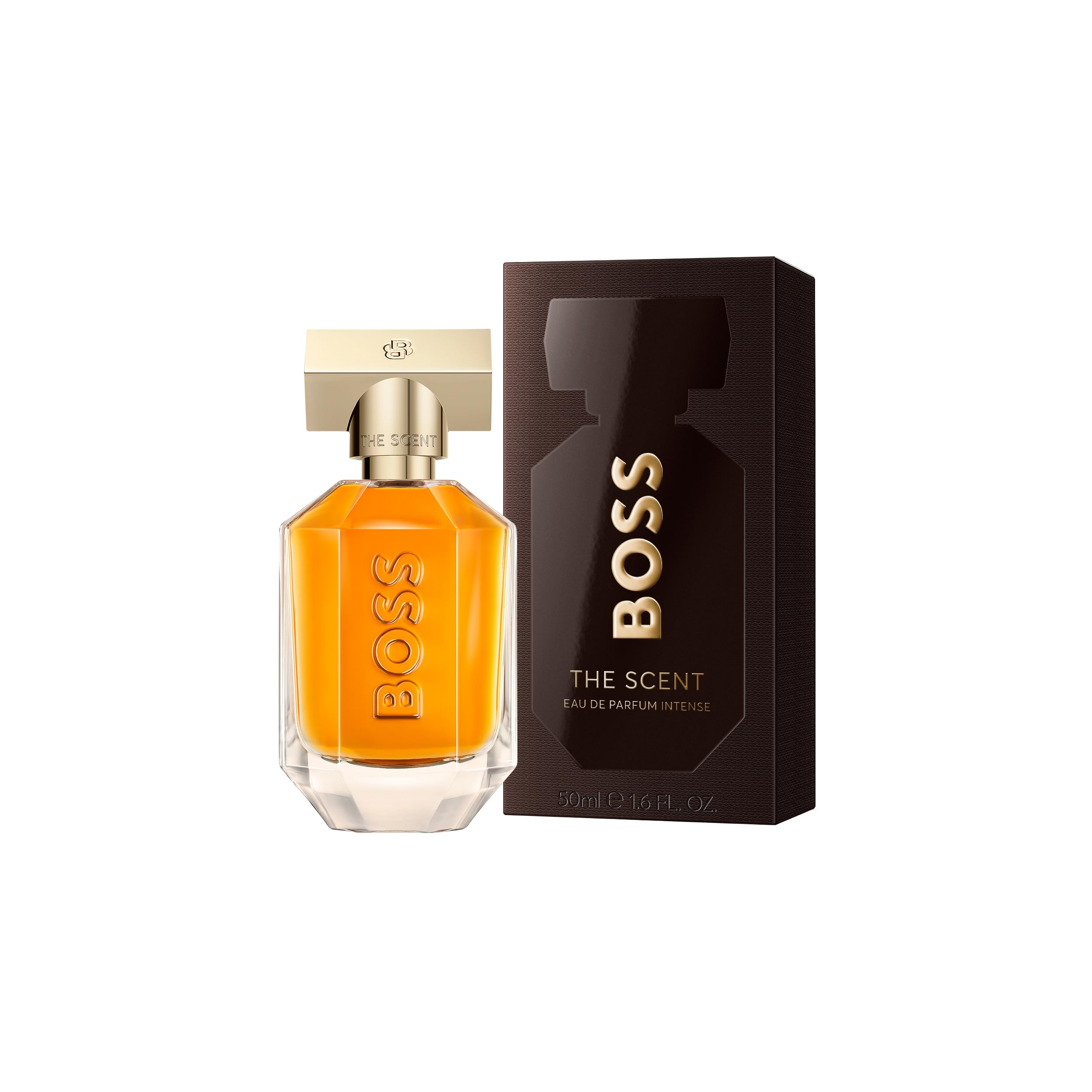 BOSS The Scent Eau de Parfum Intense – Ambriertes Parfum für Damen – Mit Kaffeeblüte und Kaffee-Akkord – Langanhaltender Duft, 50 ml